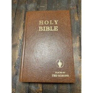 Holy Bible Gideons International Brown Hardcover Christian Scriptures
